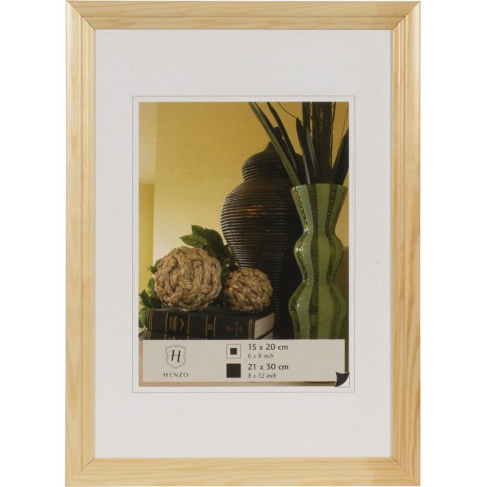 Drevený rám Henzo 21x30 cm prírodný Rám na dokumenty DIN A4
