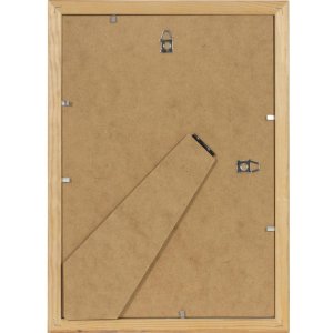 Drevený rám Henzo Artos 21x30 cm strieborný rám na dokumenty DIN A4