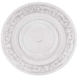 Clayre & Eef 6GL0223 Sklenený tanier 23 cm