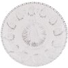 Clayre & Eef 6GL0225 Raňajkový tanier Ø 20 cm sklenený okrúhly tanier