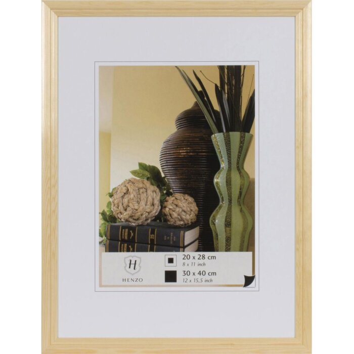 Henzo Artos rám 30x40 drevo príroda elegantný obrazový rám s čírym sklom