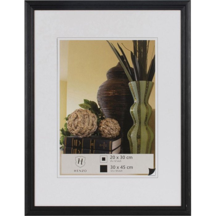 30x45 cm rám Artos wood - čierny