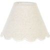 Clayre & Eef 6LAK0028 Tienidlo biele Ø 22x16 cm