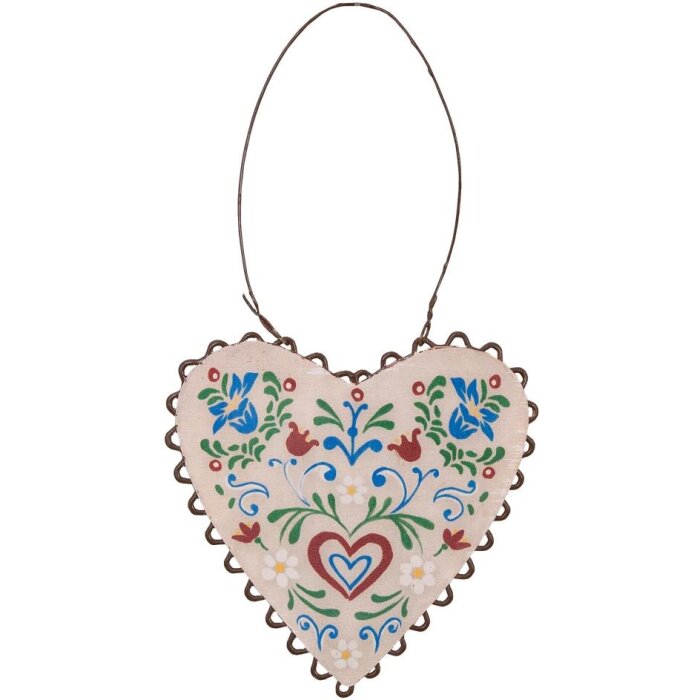 Clayre & Eef Wandbild BBL227 11x11 cm Dekohänger