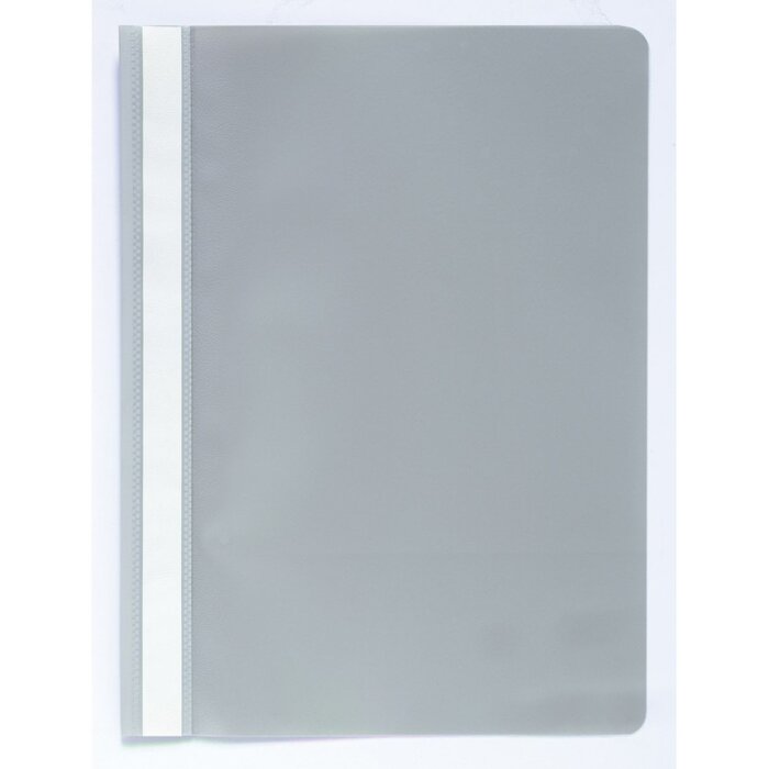 Exacompta 449210B Sichthefter A4 grau Polypropylen mit Beschriftungsstreifen