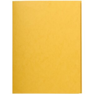 Exacompta 56404E Sammelmappe 3 Klappen A4 gelb 24x32 cm