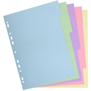 Exacompta Register A4 Recyclingkarton Forever 5-tlg 180...