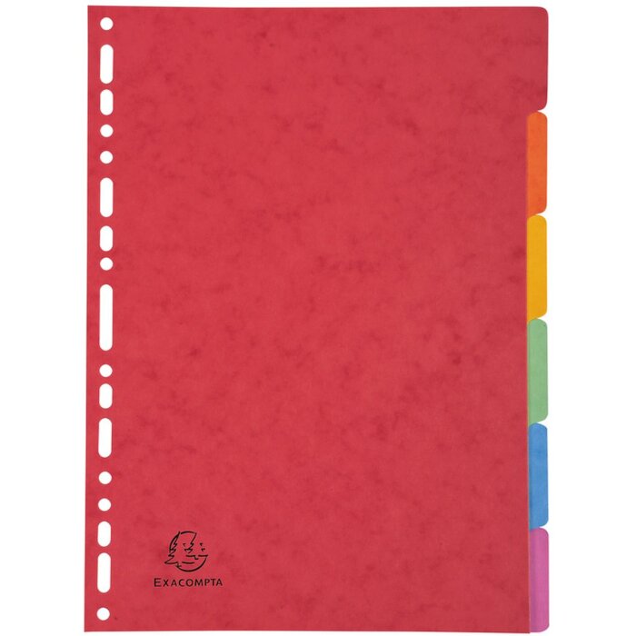 Exacompta 89H Nature Future Register DIN A4 6 Taben Manila Karton 400 g