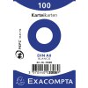 Balenie 100 kartónových lístkov, nedierované, DIN A8, 55x74 mm, 205 g, biele