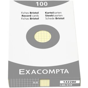 Exacompta indexové karty A5...