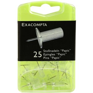 14912E Exacompta Pinnwandnadeln Blisterbox 25 Stück...