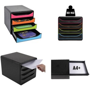Zásuvkový box Big-Box Classic mouse sivý mandarínkový
