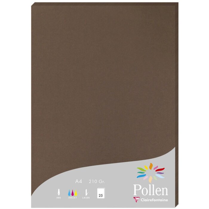 Papier A4 Peľ 210g hnedý 25 listov