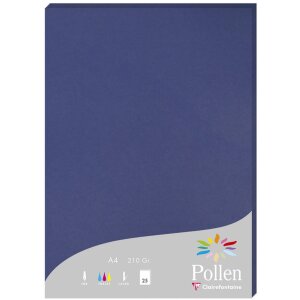 Papier A4 Peľ 210g kráľovská modrá...