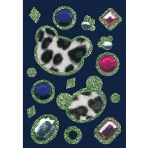 HERMA Sticker Glitzernde Bärchen GLAM ROCKS...