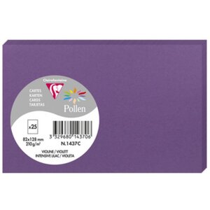 Karte Pollen 82x128 violett