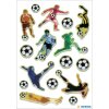 Veľkolepé 3D samolepky futbalového kopača HERMA z radu MAGIC