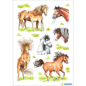 Očarujúce samolepky koní zo série DECOR