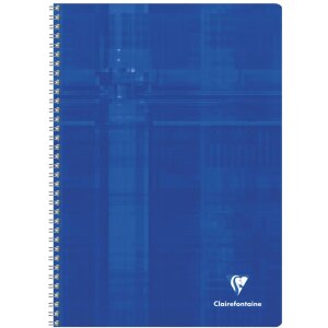 Spiralbuch A4 liniert mit Rand 50 Blatt