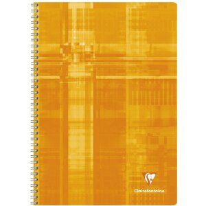 Spiralbuch A4 liniert mit Rand 50 Blatt