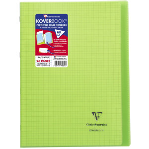 Koverbook PP Clairefontaine, DIN A4, 48 listov, 90g, károvaný