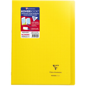 Koverbook PP Clairefontaine, DIN A4, 48 listov, 90g, károvaný
