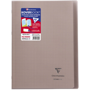 Koverbook PP Clairefontaine, DIN A4, 48 listov, 90g, károvaný