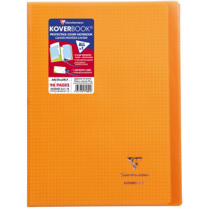 Koverbook PP Clairefontaine, DIN A4, 48 listov, 90g, károvaný