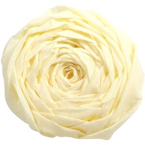 10 listov krepového papiera slonovinovej farby...