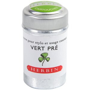 Plechovka so 6 kazetami - ďatelinovo zelená