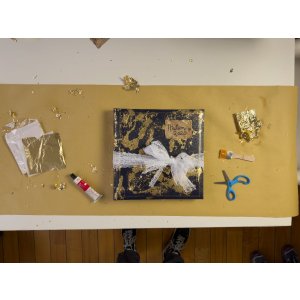 Walther fotoalbum MONZA 33x34 cm modrý 60 bielych strán