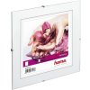 Bezrámový držiak na obrazy Hama s antireflexným sklom 20x20 cm