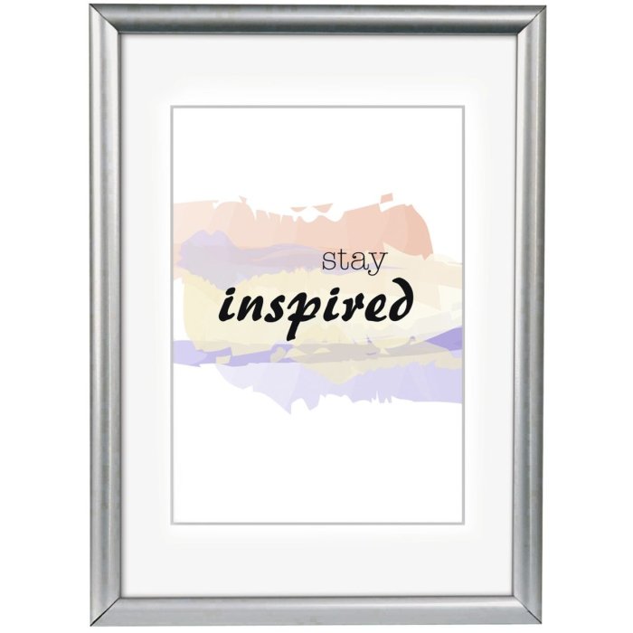 Madrid plastový rám 40x50 cm strieborný