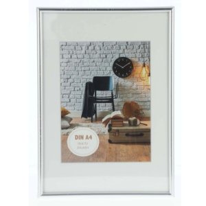 Plastový rám Sevilla 21x29,7 cm strieborný