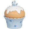 Clayre & Eef Deko Muffin blau Ø 7x9 cm zur Geburt