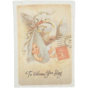 Blahoprianie k narodeniu 12,5x17,5 cm