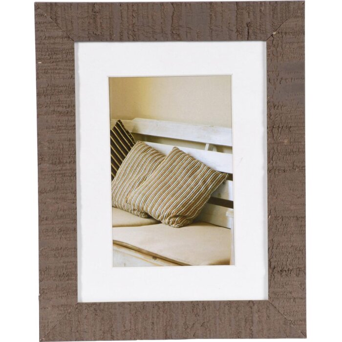 Drevený rám na obrazy Henzo Driftwood 15x20 stredne hnedý s paspartou 10x15 cm