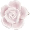 Clayre & Eef 61863 Kľučka na dvere Ø 4,5 cm Ružová keramika