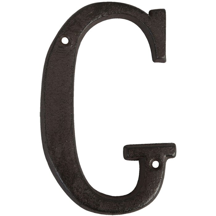 Liatinové písmeno G 13 cm