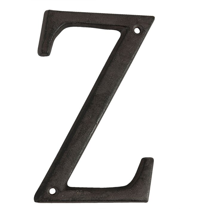 Liatinové písmeno Z 13 cm
