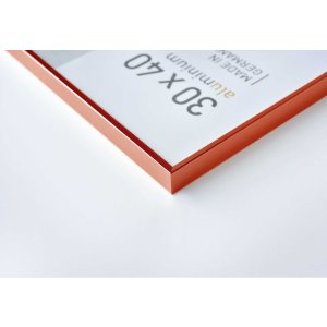 Hliníkový rám Nielsen Pixel 21x29,7 cm tornádo červený rám na certifikáty DIN A4