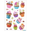 HERMA DECOR Nálepka Cupcakes, trblietavá fólia