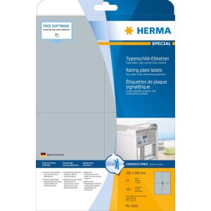 Štítky HERMA A4 105x148 mm...