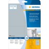 Štítky HERMA A4 105x148 mm strieborné extrémne silná lepiaca fólia matná 100 ks.