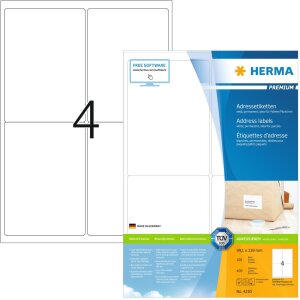 Adresné štítky HERMA Premium A4,...