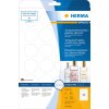 HERMA etikety transparentné krištáľovo čisté A4 Ø 40 mm okrúhle transparentné číre fólie lesklé 600 ks.