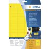 HERMA signálne etikety odolné voči poveternostným vplyvom A4 45,7x21,2 mm žltá silná lepiaca fólia matná 1200 ks.