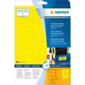 HERMA signalizačné štítky...