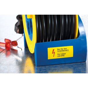 HERMA signálne etikety odolné voči poveternostným vplyvom A4 Ø 30 mm okrúhla žltá silne lepiaca fólia matná 1200 ks.