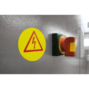 HERMA signálne etikety odolné voči poveternostným vplyvom A4 Ø 30 mm okrúhla žltá silne lepiaca fólia matná 1200 ks.